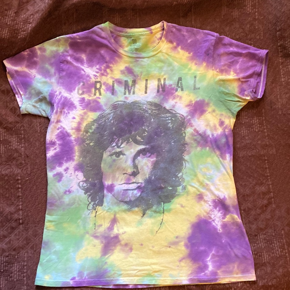 Vintage 1985 Jim Morrison Tie Dye Shirt
